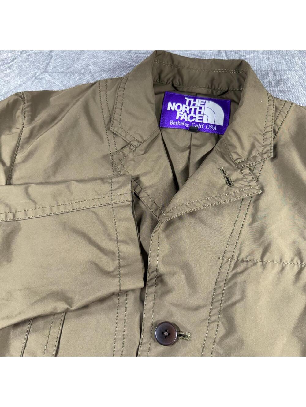 Northface Coat Women's M Olive Vintage Purple Label Trench